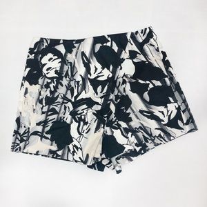 Topshop Petite 0 Skort Shorts Floral High Waist